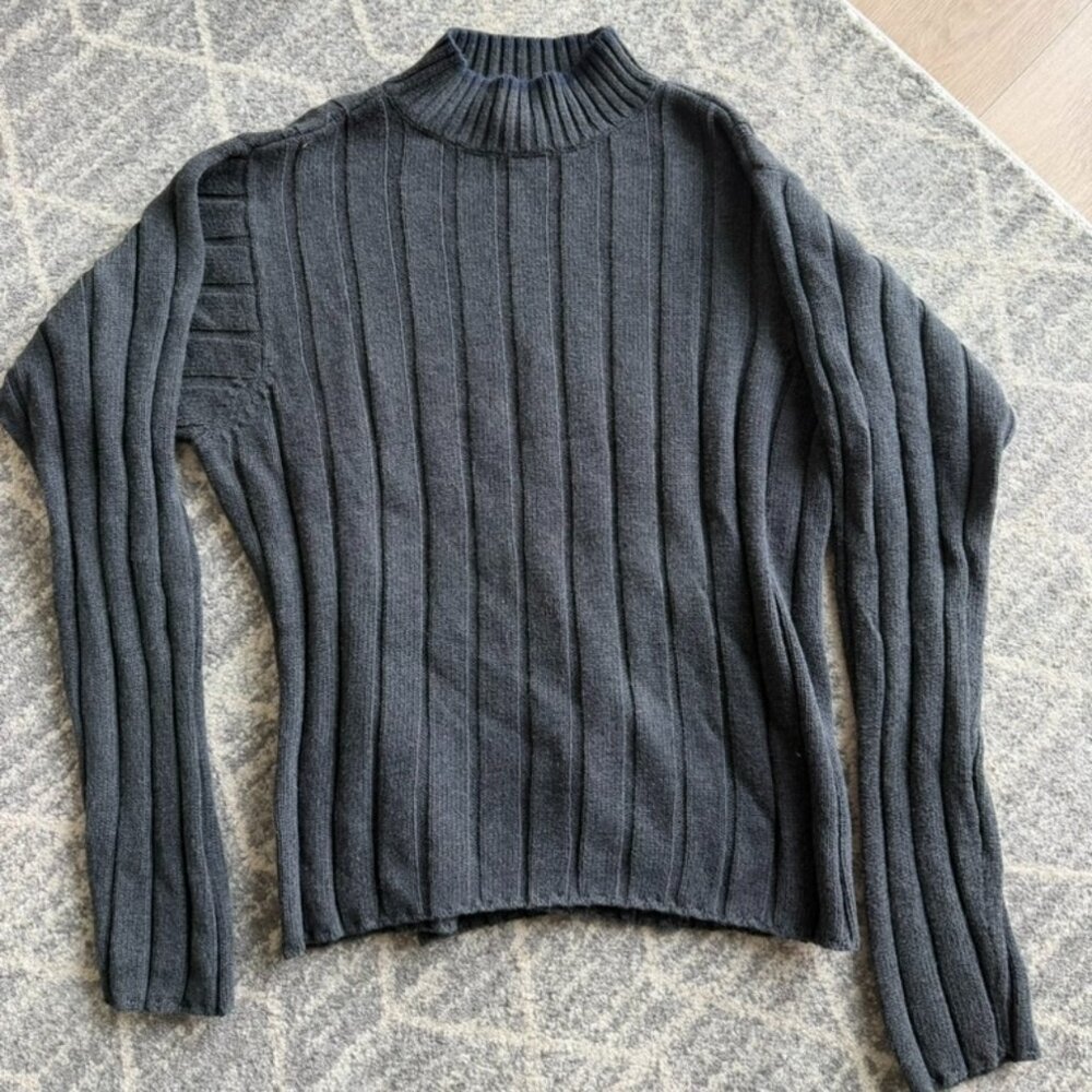 Tommy Jeans Ribbed Mock Neck Sweater